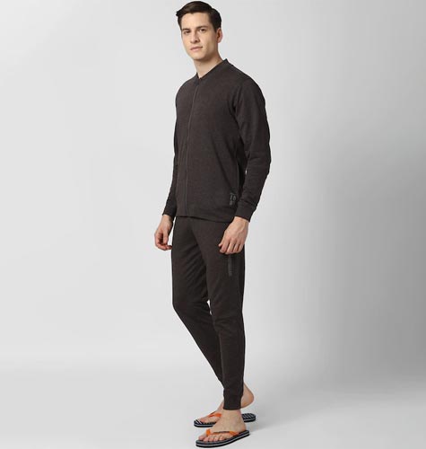 Men Grey Night suit
